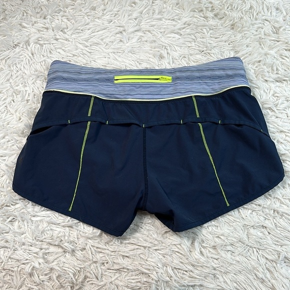 Lululemon Run: Speed Short *4-way Stretch Inkwell / Space Dye Twist Lullaby - Picture 4 of 7